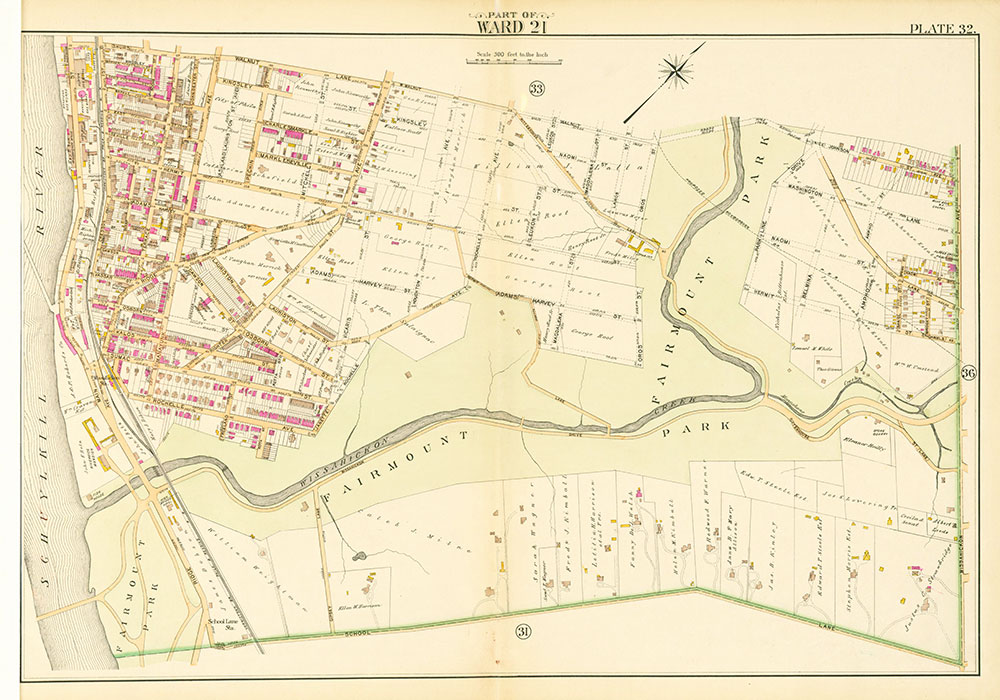 Atlas of the City of Philadelphia, Complete in One Volume, Plate 32