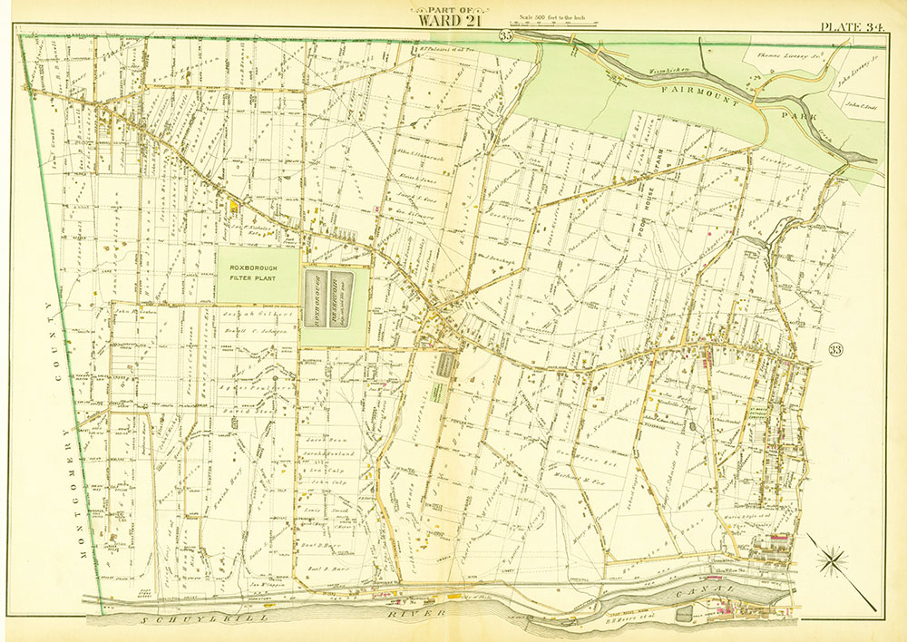 Atlas of the City of Philadelphia, Complete in One Volume, Plate 34