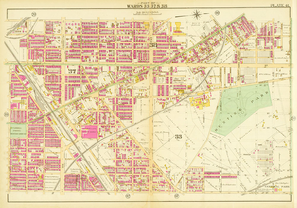 Atlas of the City of Philadelphia, Complete in One Volume, Plate 41