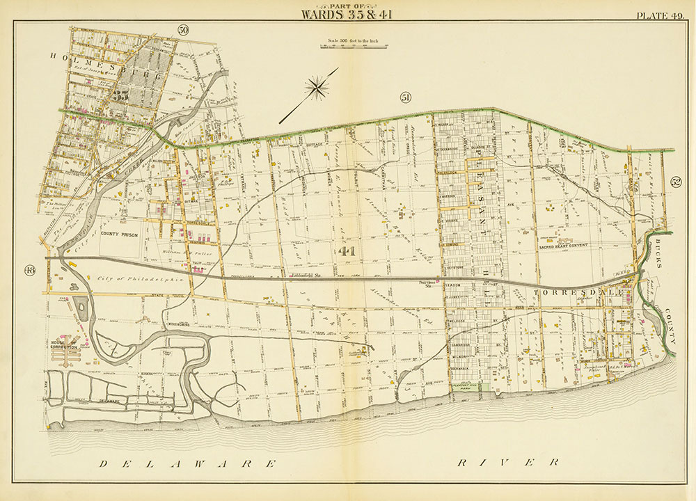 Atlas of the City of Philadelphia, Complete in One Volume, Plate 49