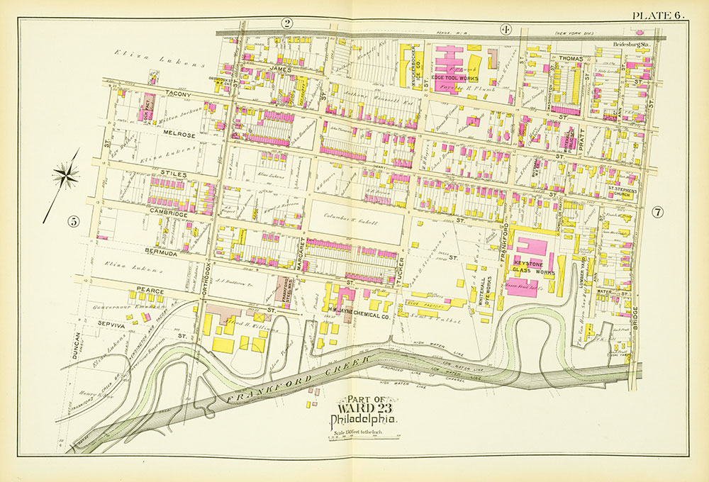 Atlas of the City of Philadelphia, 23rd & 35th Wards, Plate 6