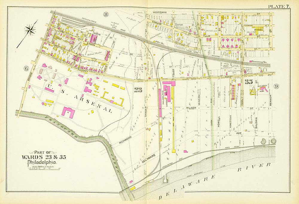 Atlas of the City of Philadelphia, 23rd & 35th Wards, Plate 7
