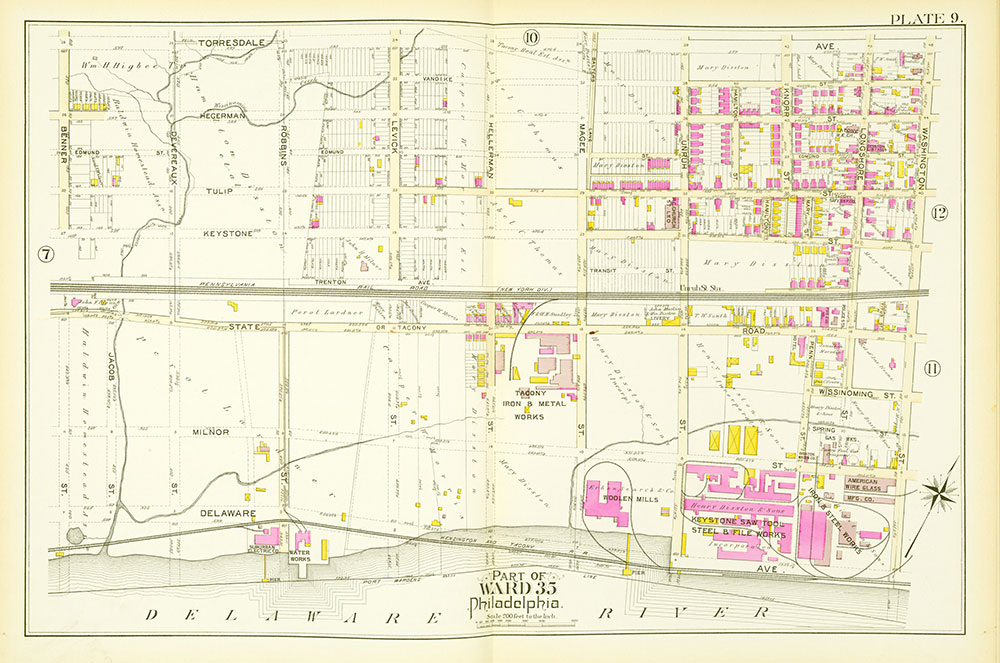 Atlas of the City of Philadelphia, 23rd & 35th Wards, Plate 9
