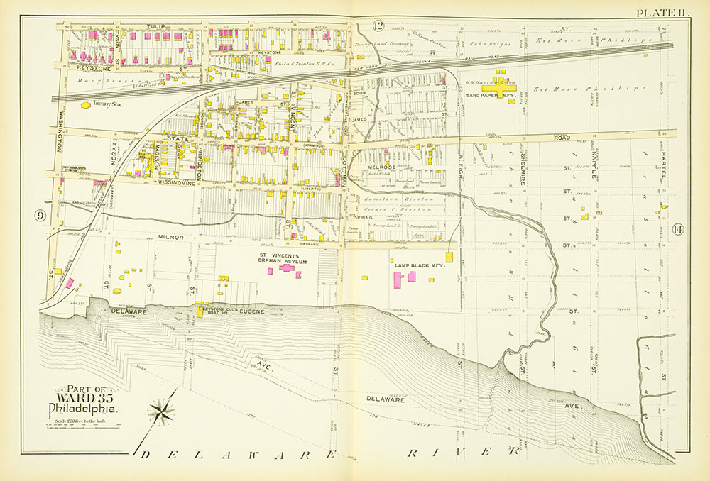 Atlas of the City of Philadelphia, 23rd & 35th Wards, Plate 11