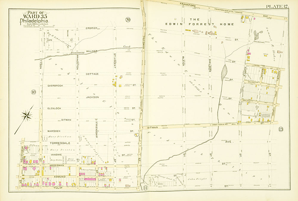 Atlas of the City of Philadelphia, 23rd & 35th Wards, Plate 12