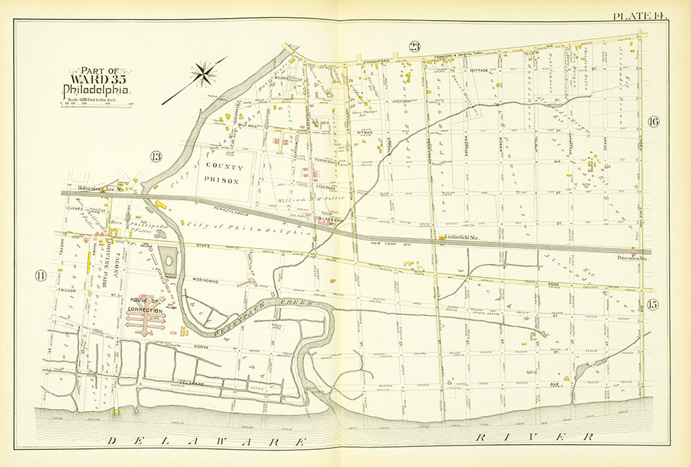 Atlas of the City of Philadelphia, 23rd & 35th Wards, Plate 14