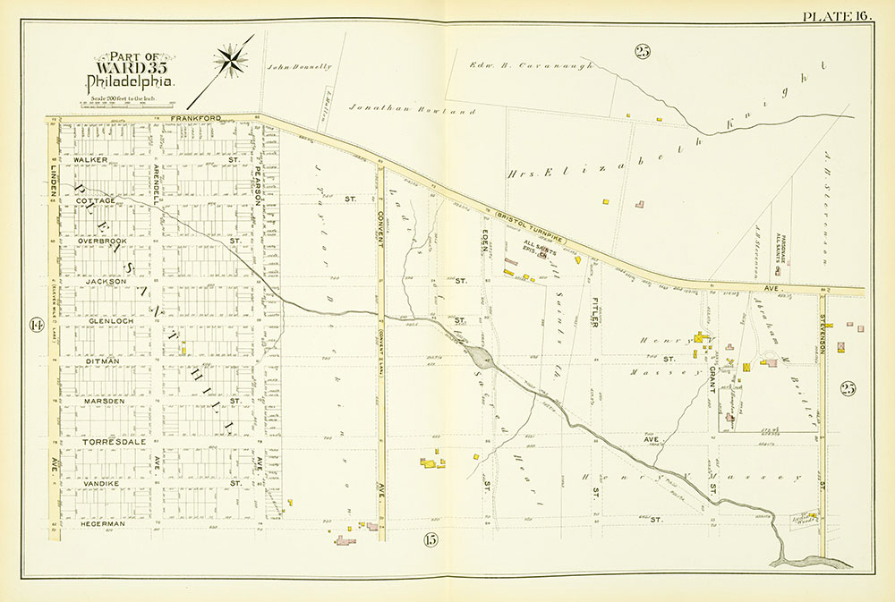Atlas of the City of Philadelphia, 23rd & 35th Wards, Plate 16