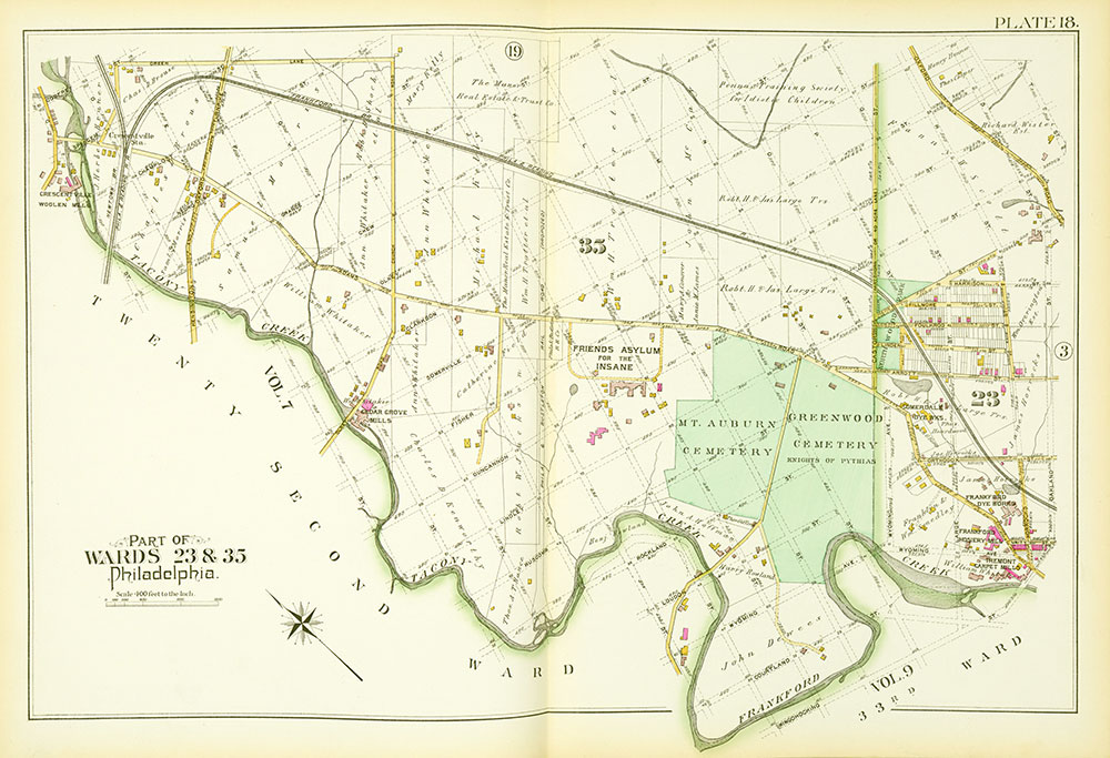 Atlas of the City of Philadelphia, 23rd & 35th Wards, Plate 18