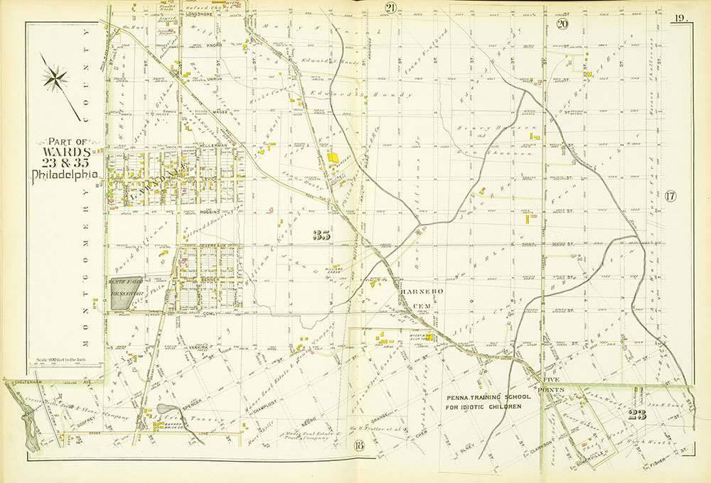 Atlas of the City of Philadelphia, 23rd & 35th Wards, Plate 19