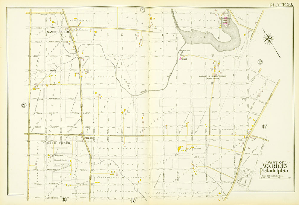 Atlas of the City of Philadelphia, 23rd & 35th Wards, Plate 20