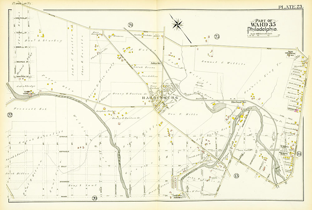 Atlas of the City of Philadelphia, 23rd & 35th Wards, Plate 23