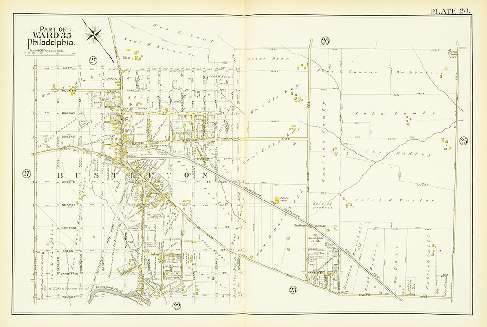 Atlas of the City of Philadelphia, 23rd & 35th Wards, Plate 24