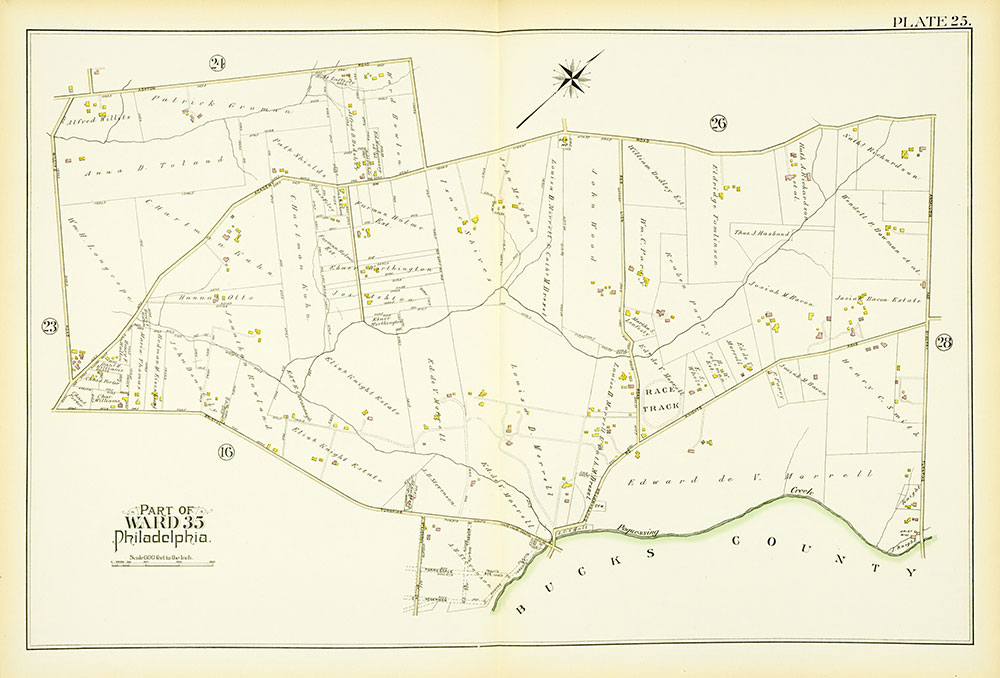 Atlas of the City of Philadelphia, 23rd & 35th Wards, Plate 25