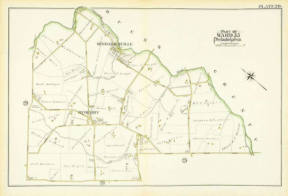 Atlas of the City of Philadelphia, 23rd & 35th Wards, Plate 28