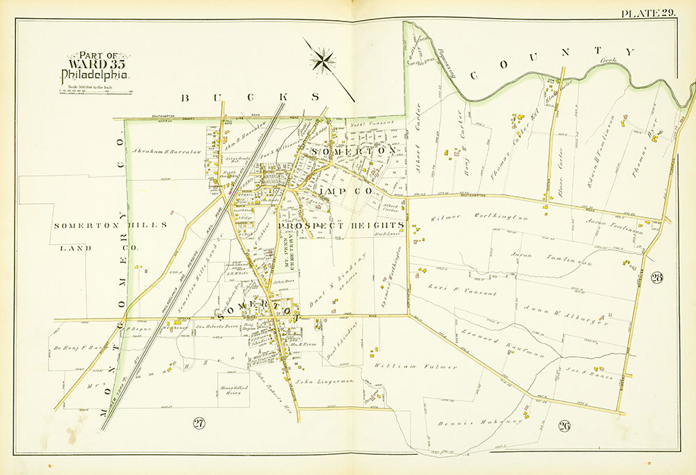 Atlas of the City of Philadelphia, 23rd & 35th Wards, Plate 29