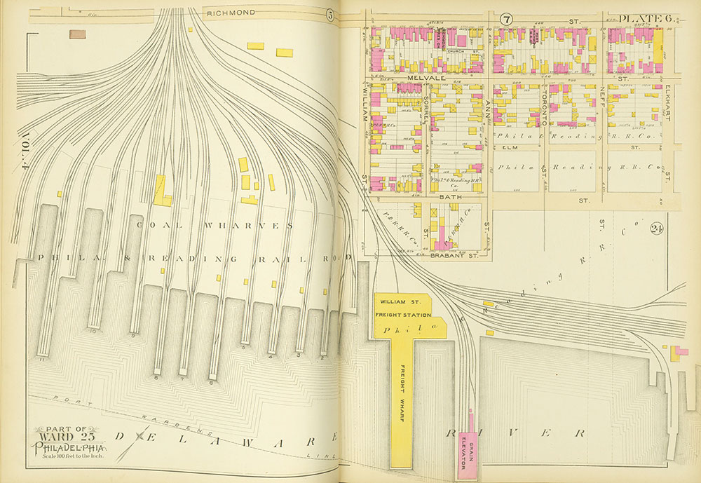 Atlas of the City of Philadelphia, Vol. 9, 25th & 33rd Wards, Plate 6