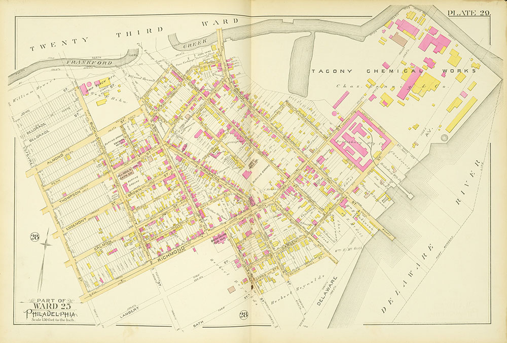 Atlas of the City of Philadelphia, Vol. 9, 25th & 33rd Wards, Plate 29