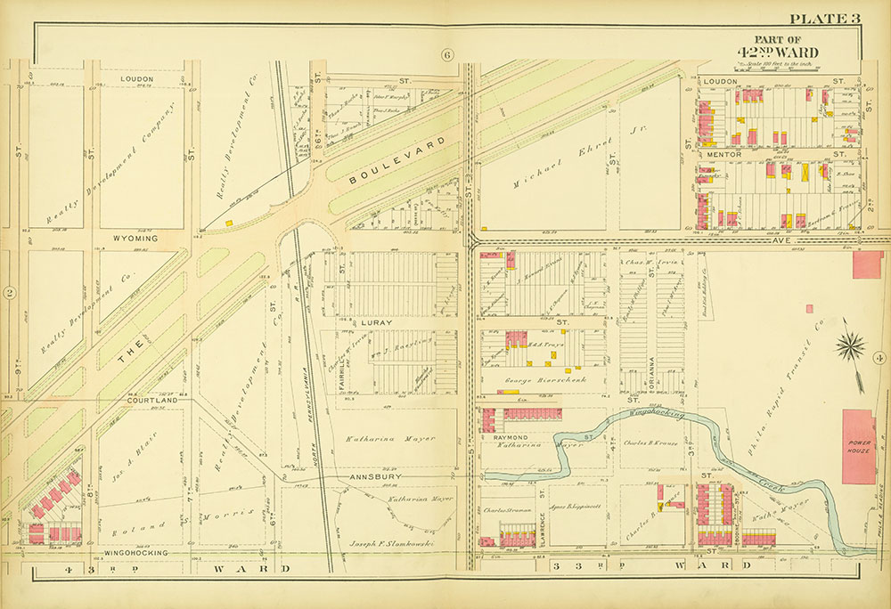 Atlas of the City of Philadelphia, 42nd Ward, Plate 3