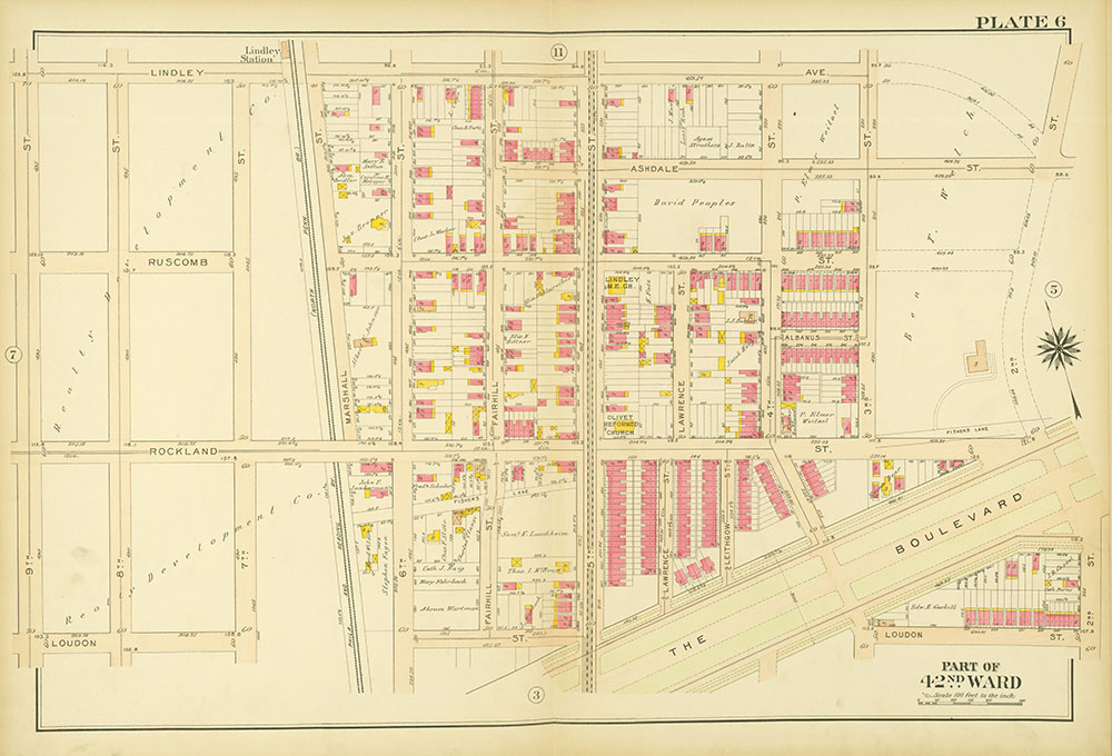Atlas of the City of Philadelphia, 42nd Ward, Plate 6