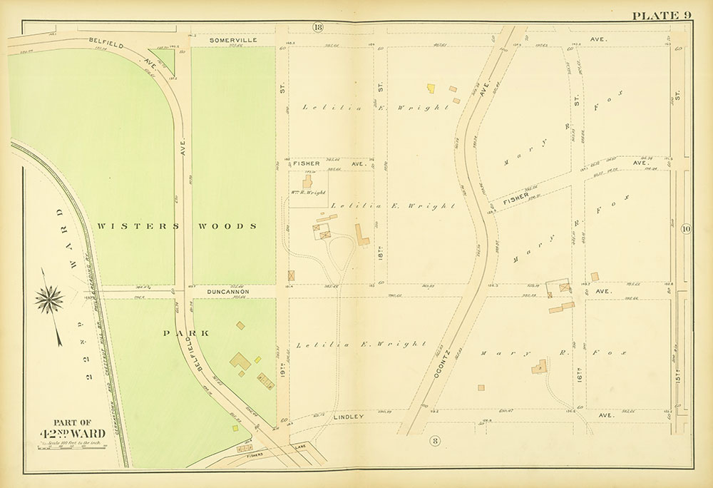 Atlas of the City of Philadelphia, 42nd Ward, Plate 9