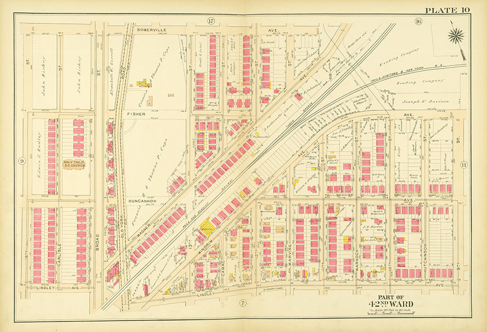 Atlas of the City of Philadelphia, 42nd Ward, Plate 10