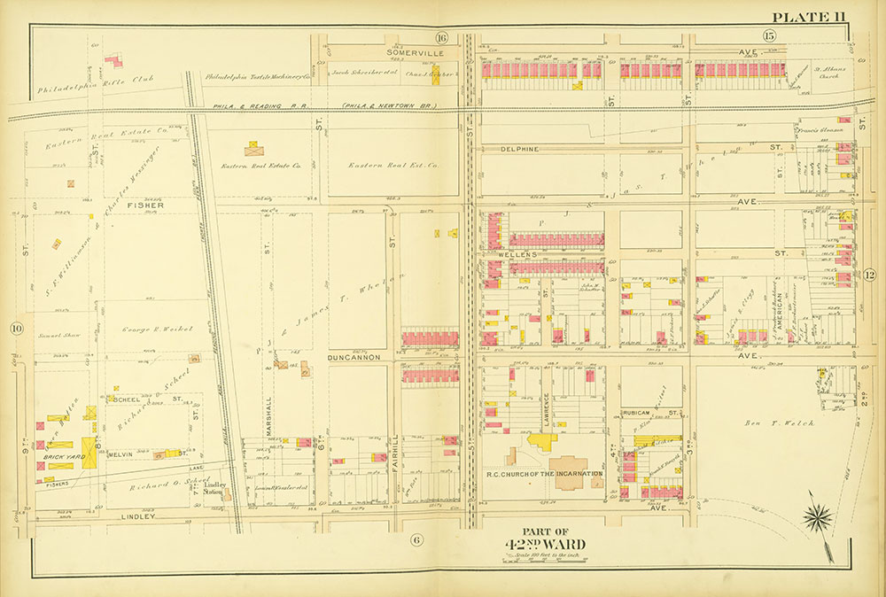 Atlas of the City of Philadelphia, 42nd Ward, Plate 11