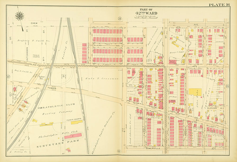 Atlas of the City of Philadelphia, 42nd Ward, Plate 16