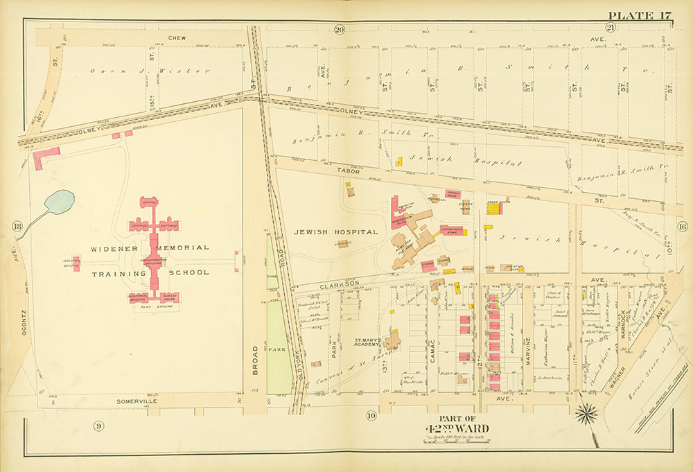 Atlas of the City of Philadelphia, 42nd Ward, Plate 17
