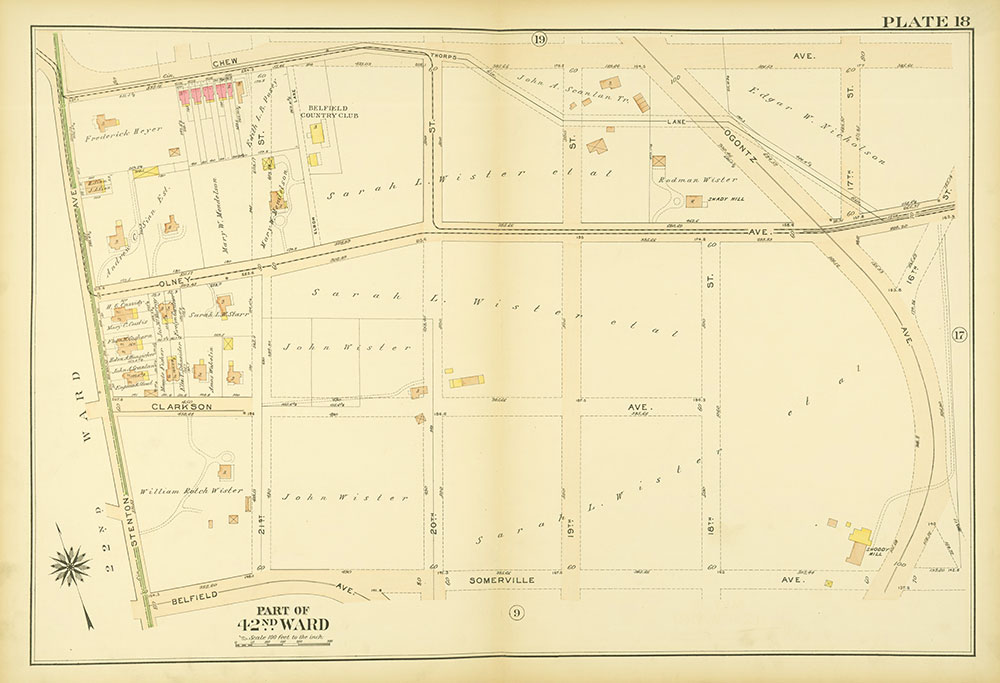 Atlas of the City of Philadelphia, 42nd Ward, Plate 18