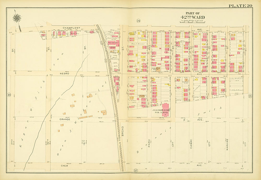 Atlas of the City of Philadelphia, 42nd Ward, Plate 20