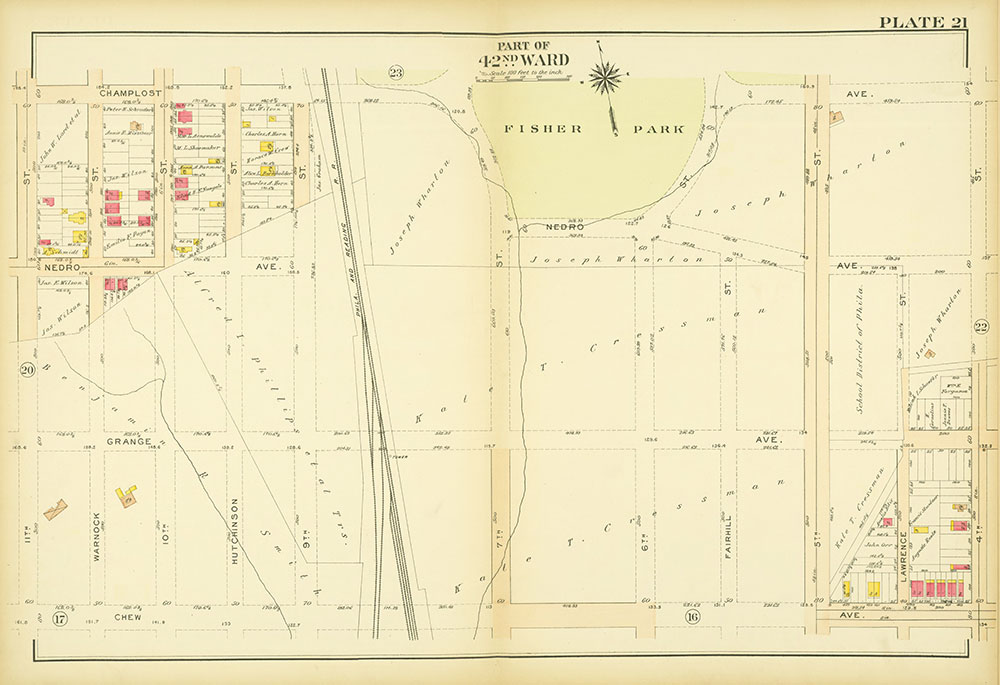 Atlas of the City of Philadelphia, 42nd Ward, Plate 21