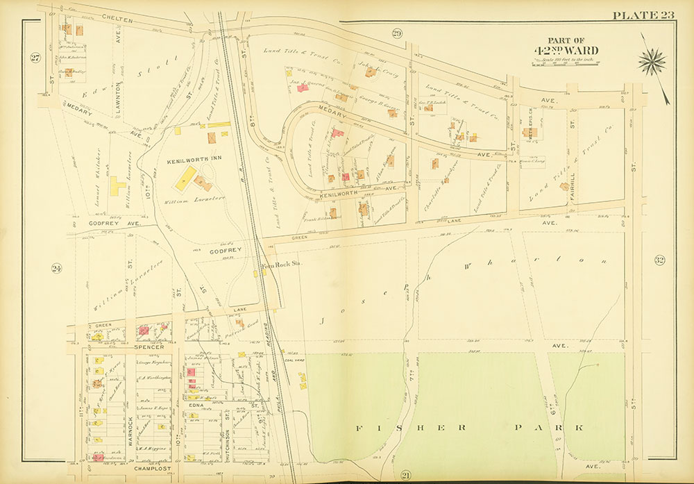 Atlas of the City of Philadelphia, 42nd Ward, Plate 23
