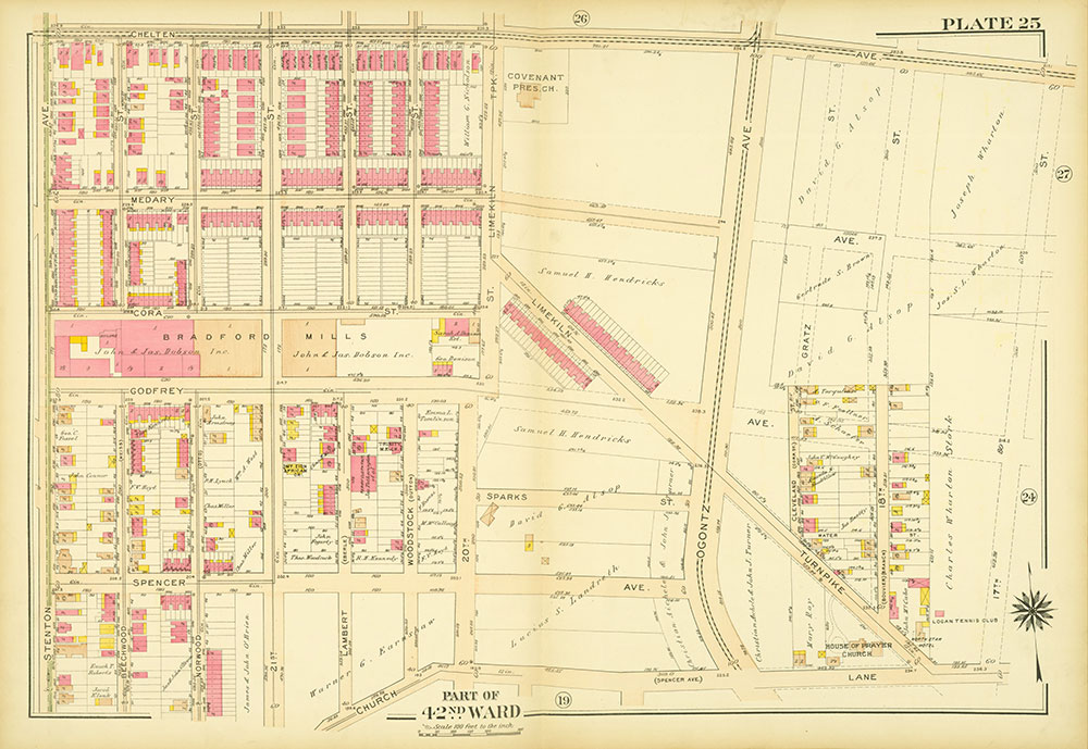 Atlas of the City of Philadelphia, 42nd Ward, Plate 25