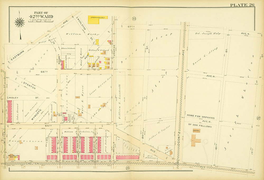 Atlas of the City of Philadelphia, 42nd Ward, Plate 26
