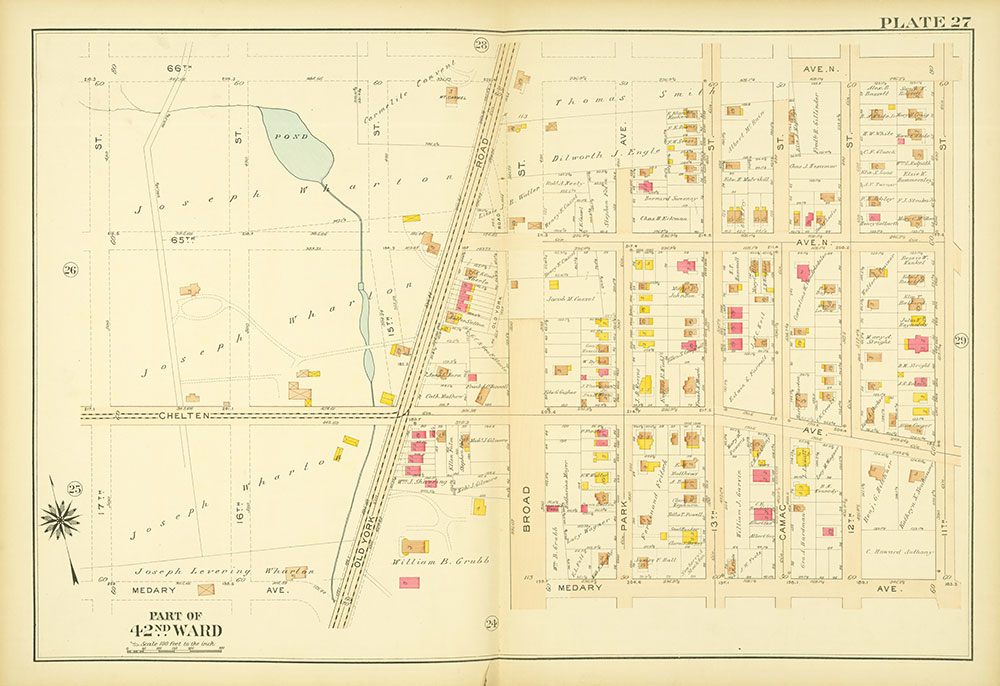Atlas of the City of Philadelphia, 42nd Ward, Plate 27