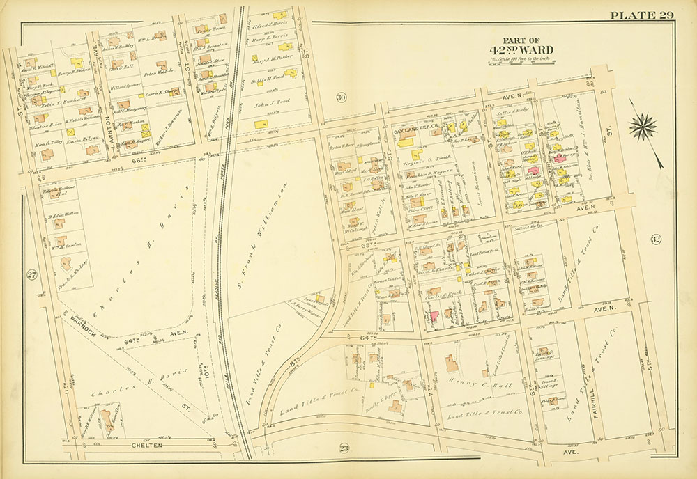 Atlas of the City of Philadelphia, 42nd Ward, Plate 29