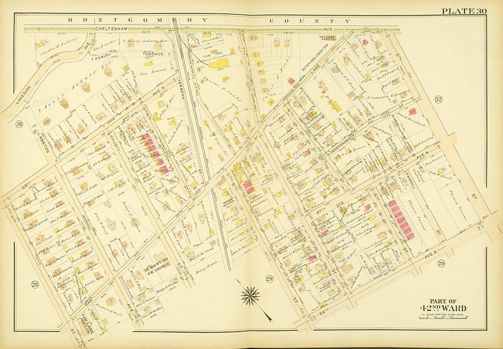 Atlas of the City of Philadelphia, 42nd Ward, Plate 30