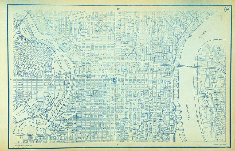 Philadelphia Street Map, 1959, Plate 9
