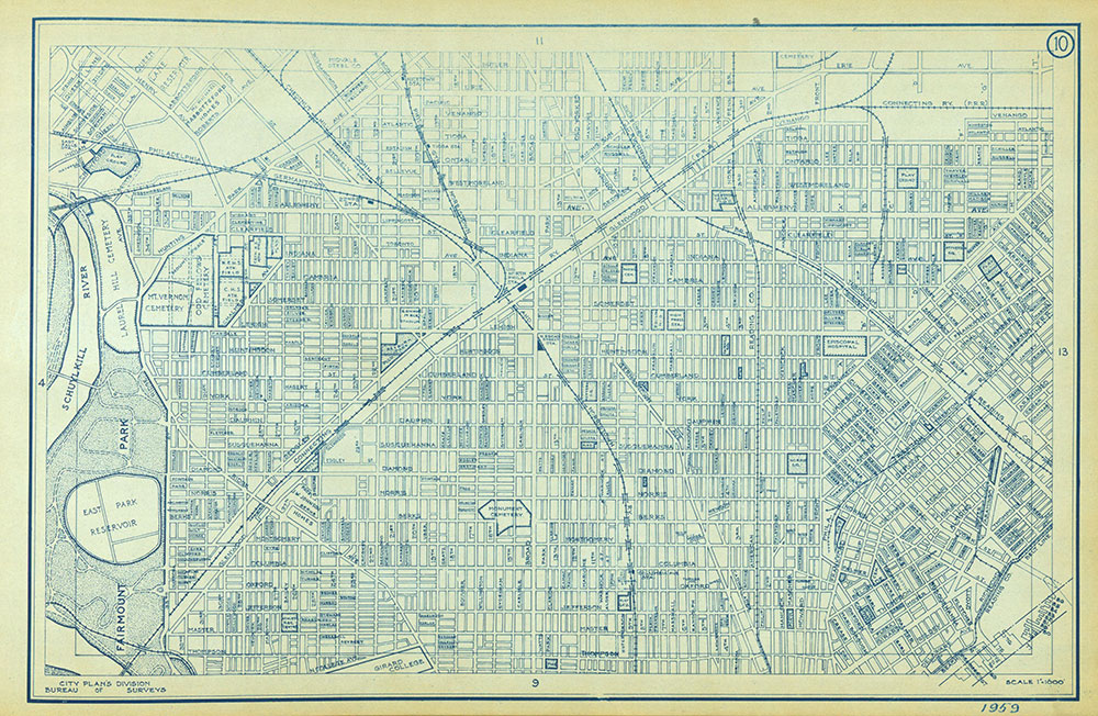 Philadelphia Street Map, 1959, Plate 10