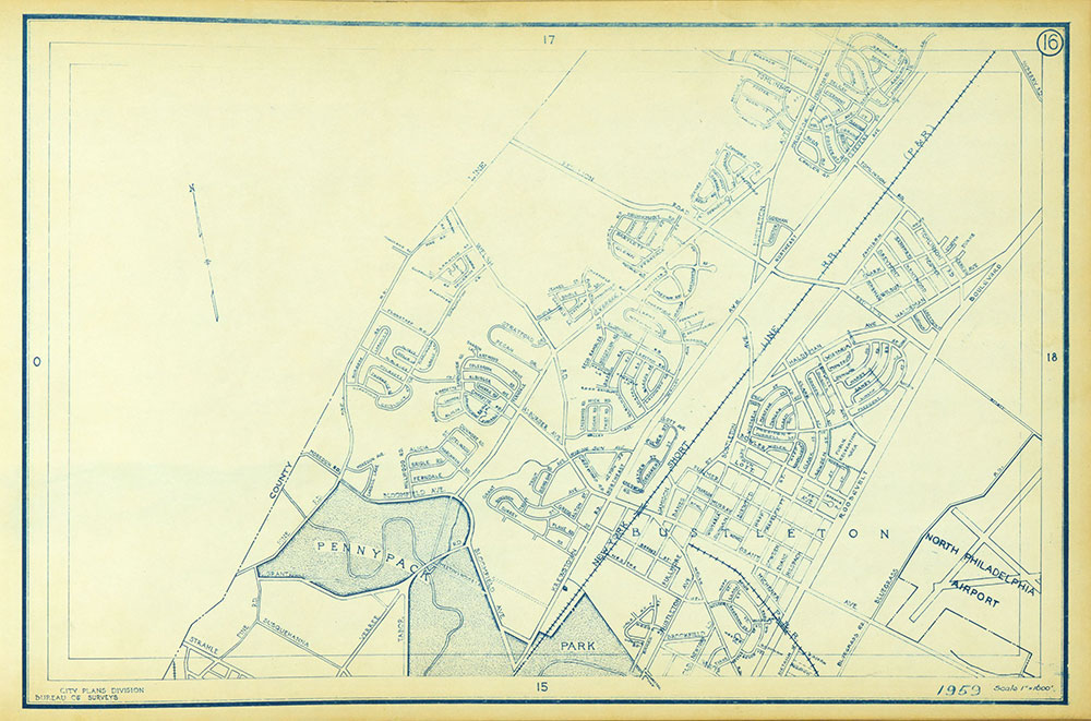 Philadelphia Street Map, 1959, Plate 16