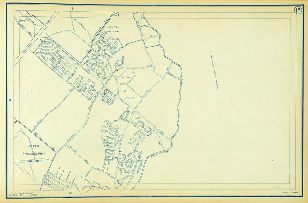 Philadelphia Street Map, 1959, Plate 18