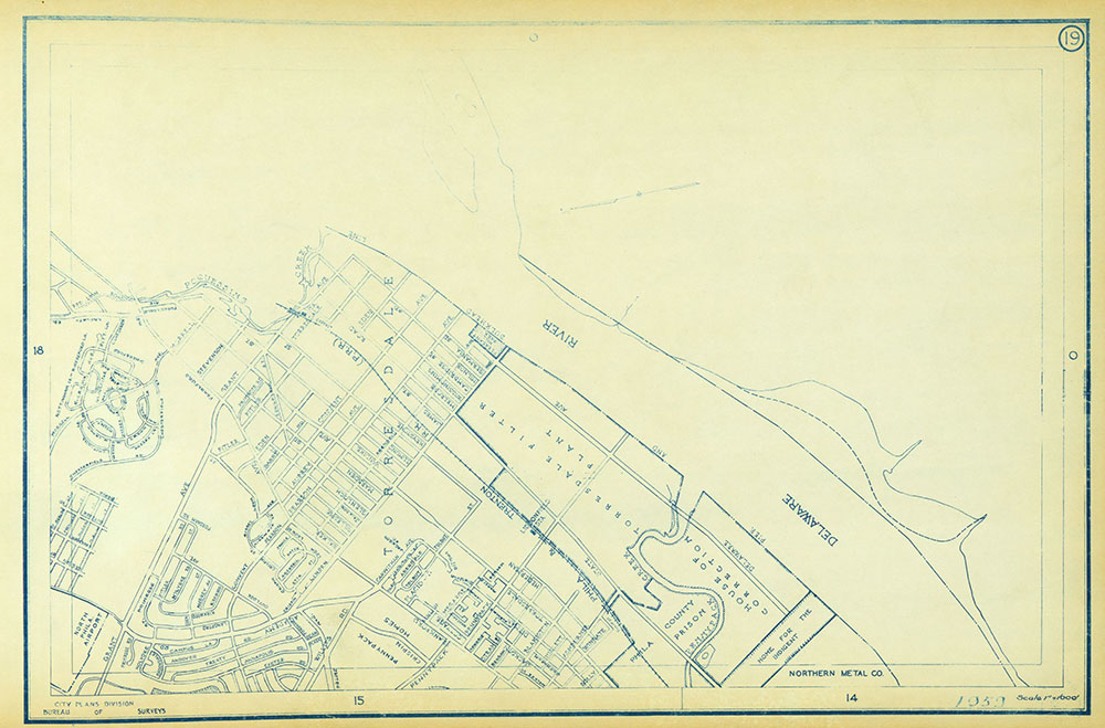 Philadelphia Street Map, 1959, Plate 19