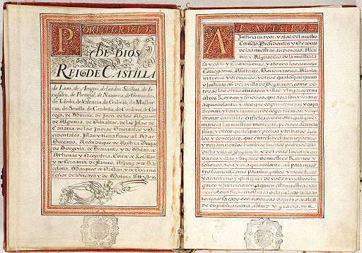 Carta executoria, in favor of Don Christoval de Bustoy y Biedma