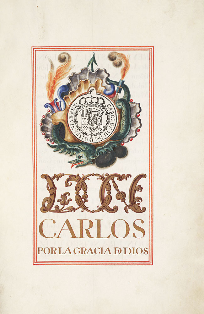 Carta executoria, in favor of Don Francisco Ruiz Davalos