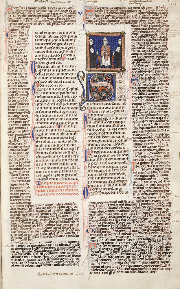Decretals with Glossa ordinaria of Bernardo da Parma