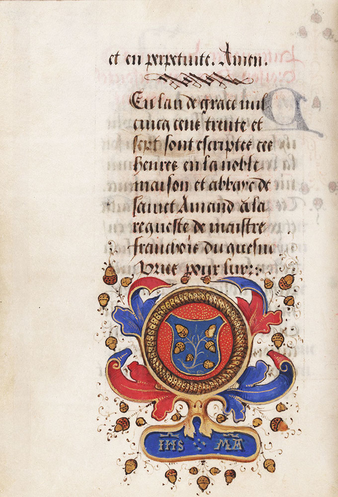 Book of Hours, use of Rome