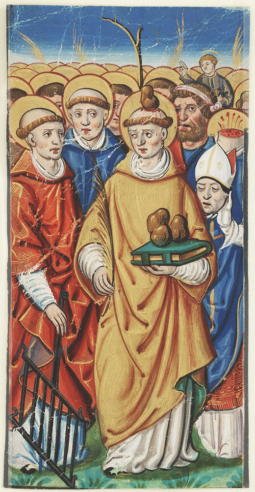 Miniature depicting All Saints