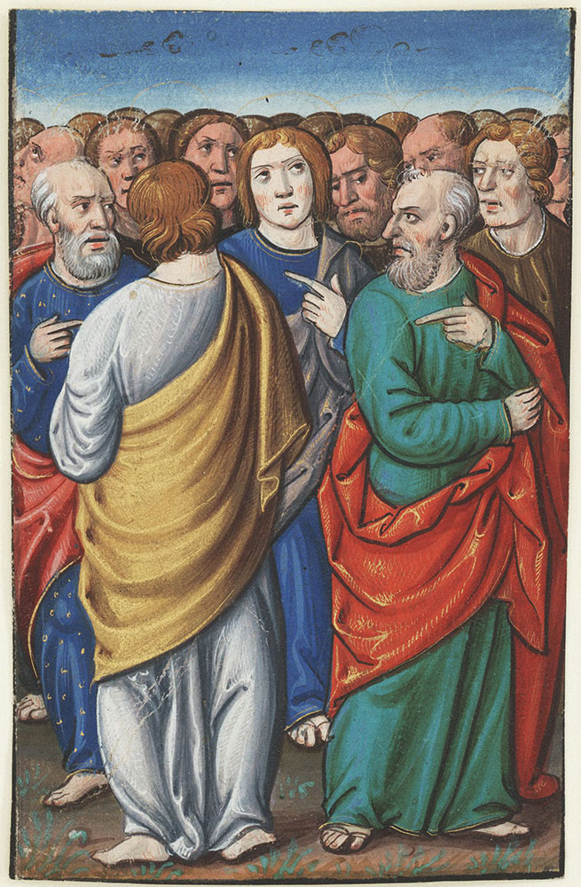 Miniature depicting Disciples