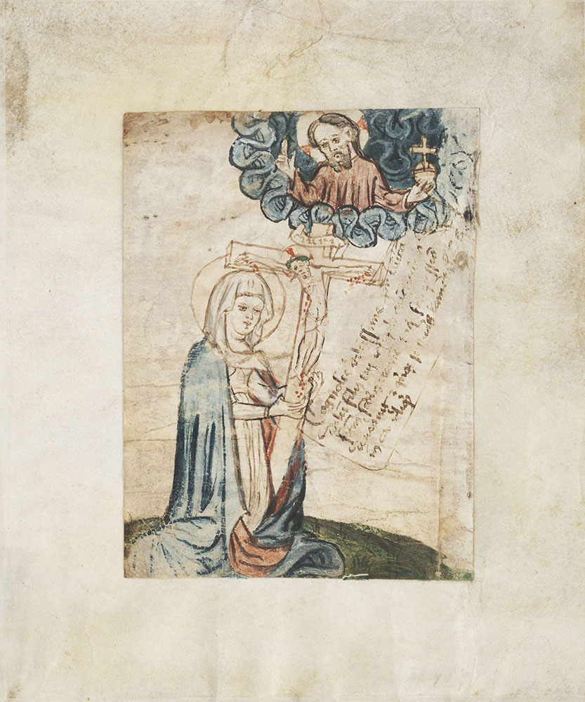 Miniature depicting St. Bridget of Sweden