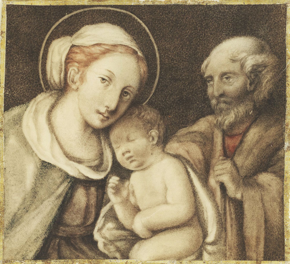 Miniature of the Holy Family